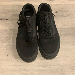Black vans size 5